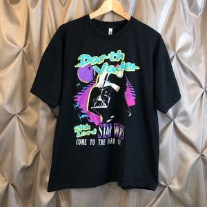 Star Wars Darth Vader Sith Lord Come To The Dark Side T-Shirt XL Rap Tee